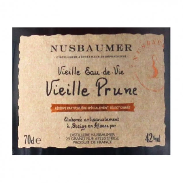 Nusbaumer Vieille Prune Eau de Vie 0,7 L 42% vol